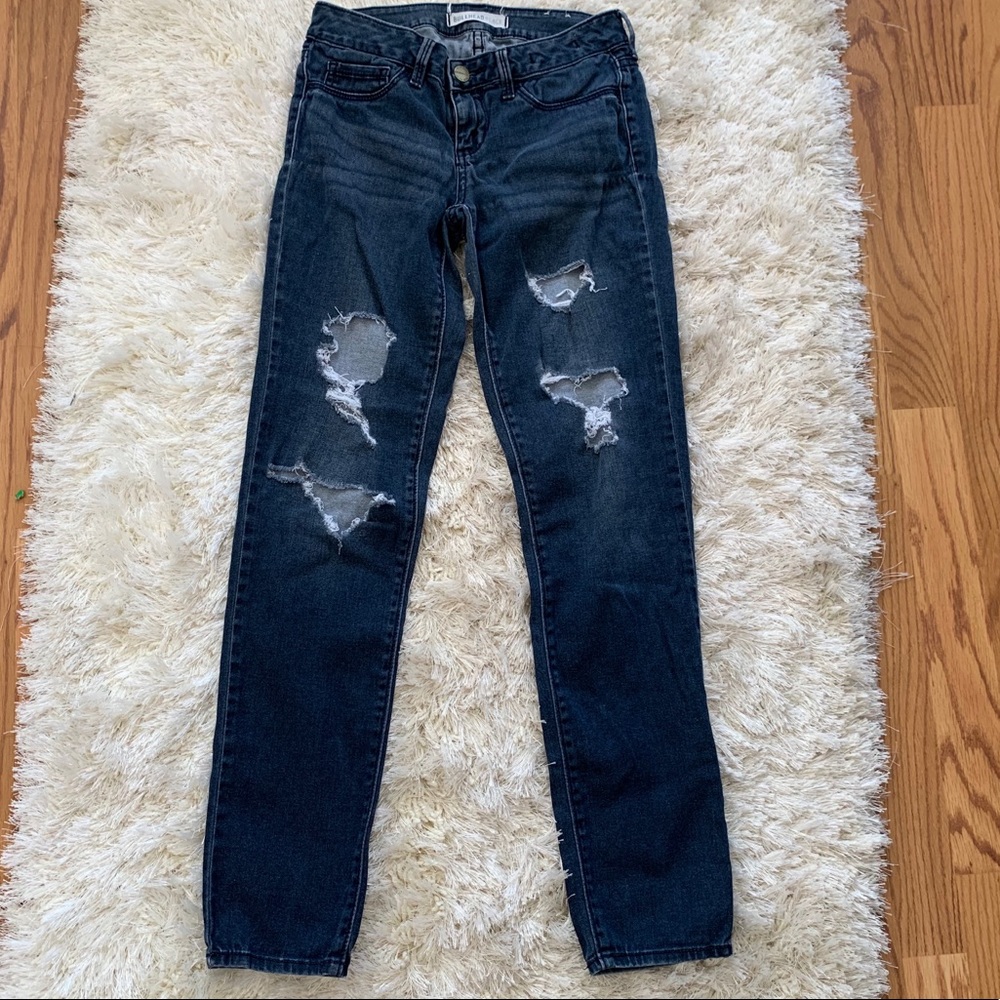 Bullhead ripped jeans.